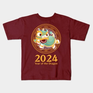 Happy Chinese New Year 2024! Wear Your Dragon Pride with This Fierce Tee Kids T-Shirt